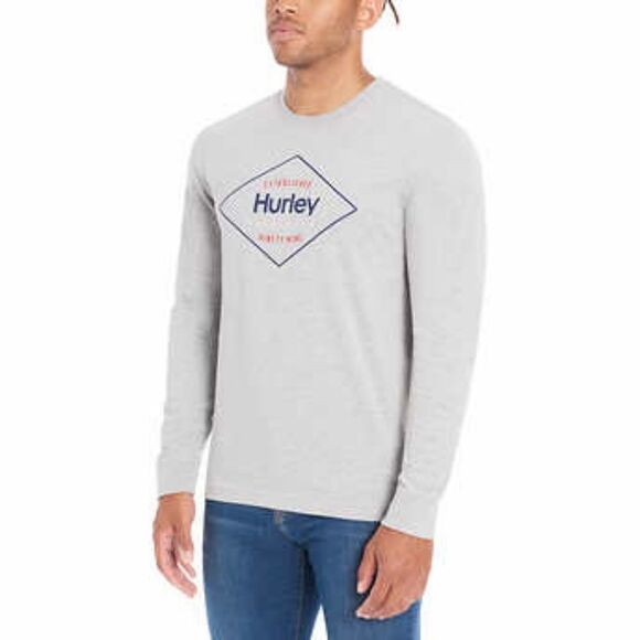 Hurley Men’s Long Sleeve Graphic Tee - Picture 3 of 4